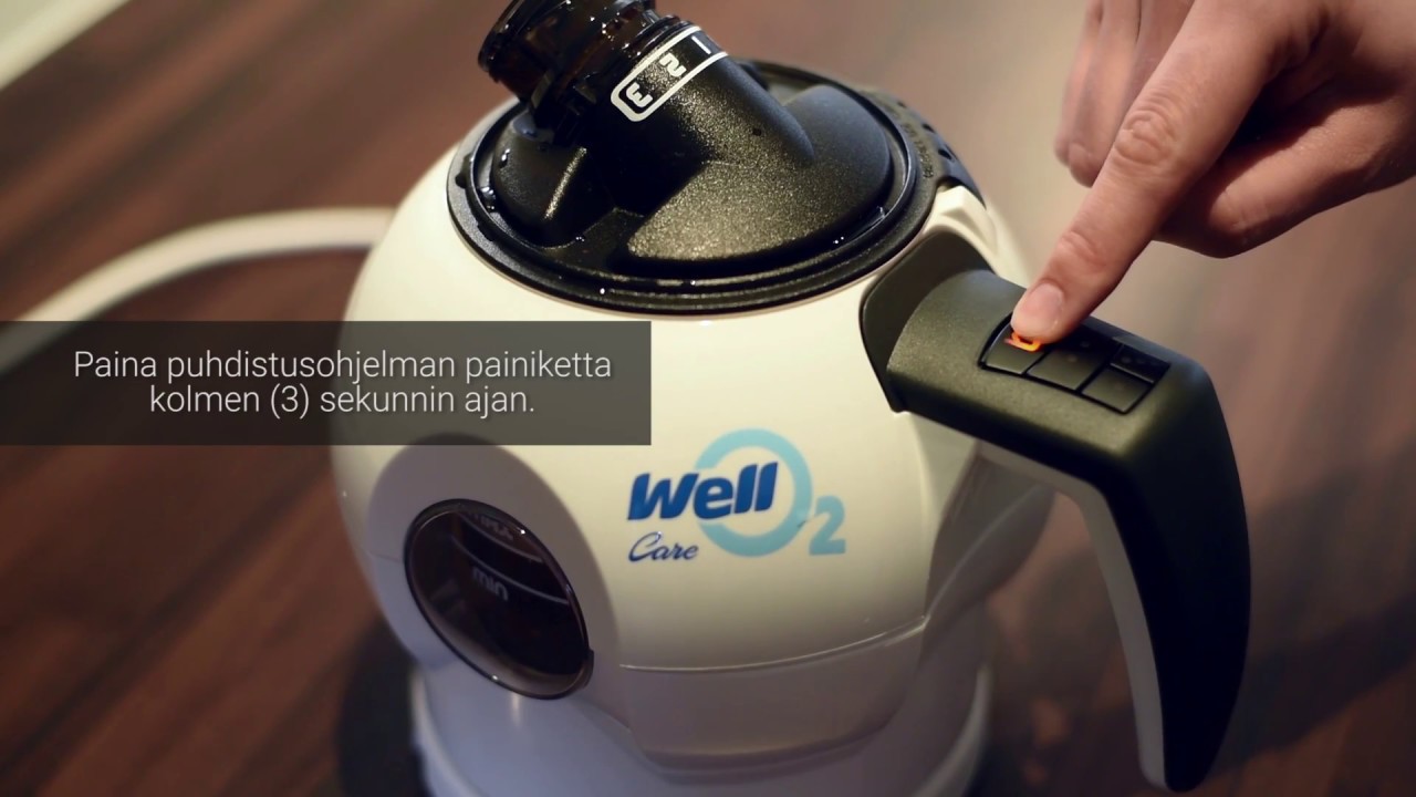 Opastusvideo WellO2:sen käyttöön