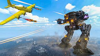 ED 209 RoboCop vs Warplane | Epic Battle &amp; Massive Destruction | Teardown