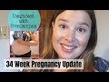 Diagnosed with Preeclampsia at 34 Weeks Pregnant | Plans for a C Section