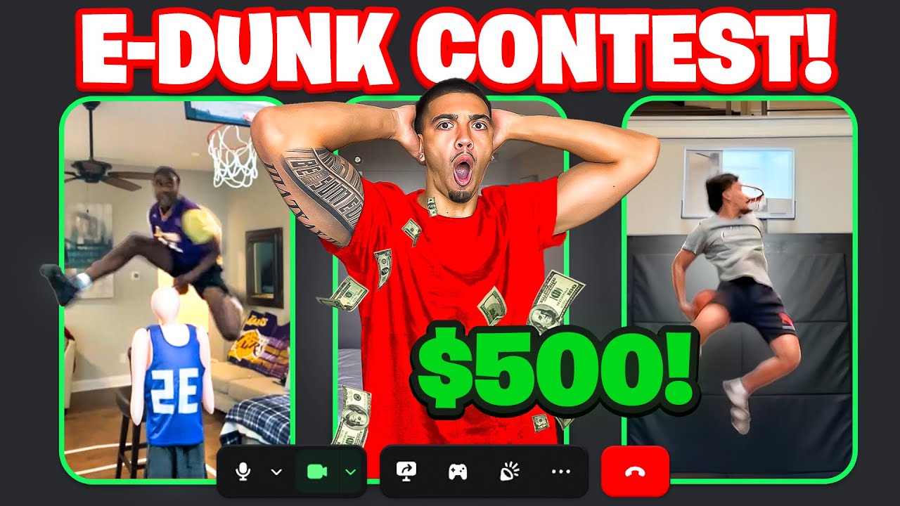 Jdub Ricsi JDub $500 E Dunk Contest Was INSANE!! - YouTube