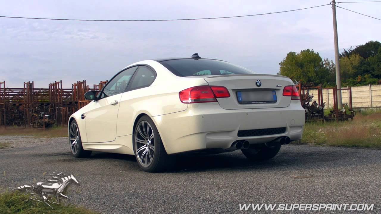Supersprintリアマフラー [BMW E92 M3クーペ 2007-2014 WD40 4.0 V8