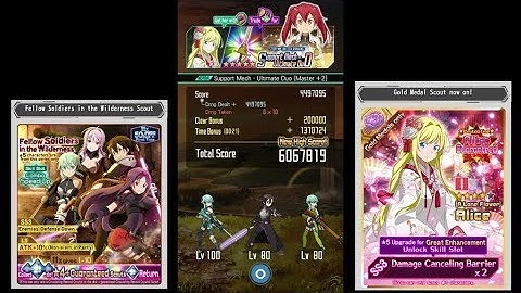 Sword Art Online Memory Defrag – Support Mech - Ultimate Duo [M+2] 21s (R4 weapons) Final Run