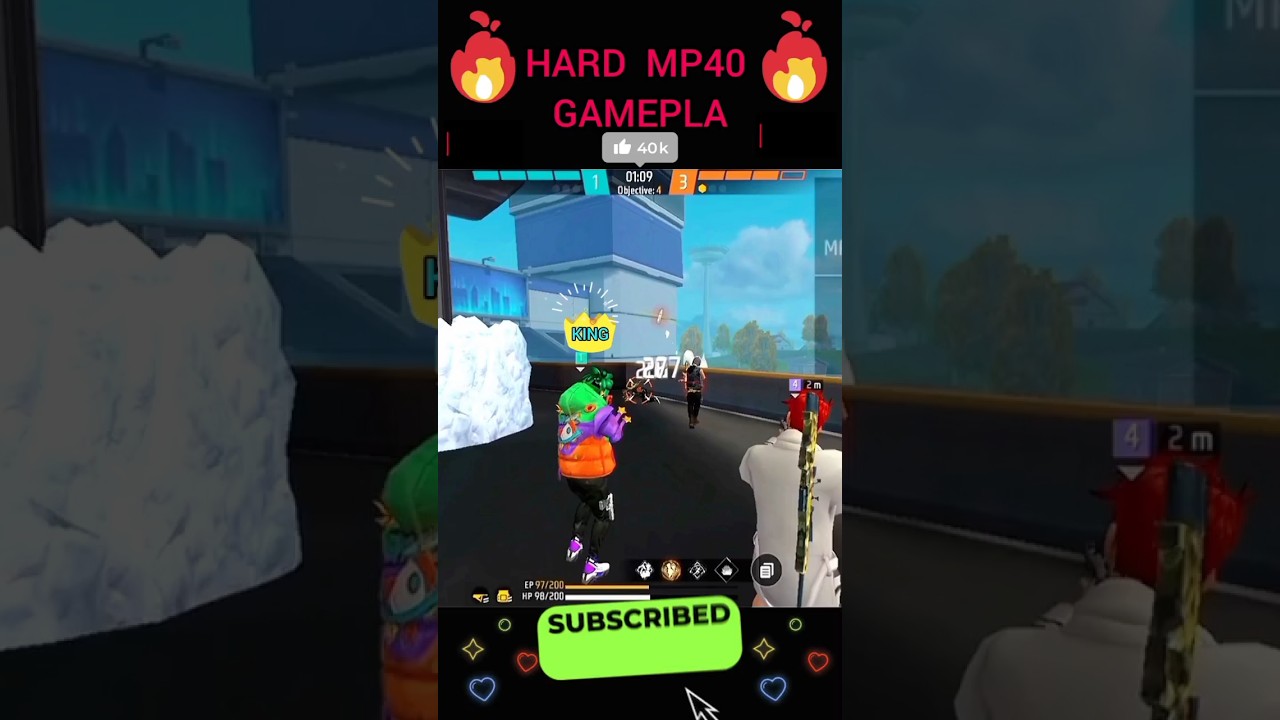 Op clutch with mp40🔥😎Op Clutch mp40😱 