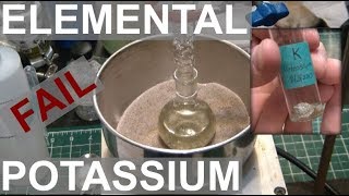 Isolation of Elemental Potassium - Mostly Failure
Turns out Potassium was being produced, but it was so slow I thought the reaction was a failure.
*Please help support the channel on PATREON so I can continue making videos: https://www.patreon.com/ElementalMaker
Youtube has crushed my ad revenue nearly 70% since first demonetizing my aluminum video a couple months ago. It seems their algorithms are not a fan of the channel and have been gray-listing many of my other videos. Any support is truly appreciated. Isolation of Elemental Potassium - Mostly Failure