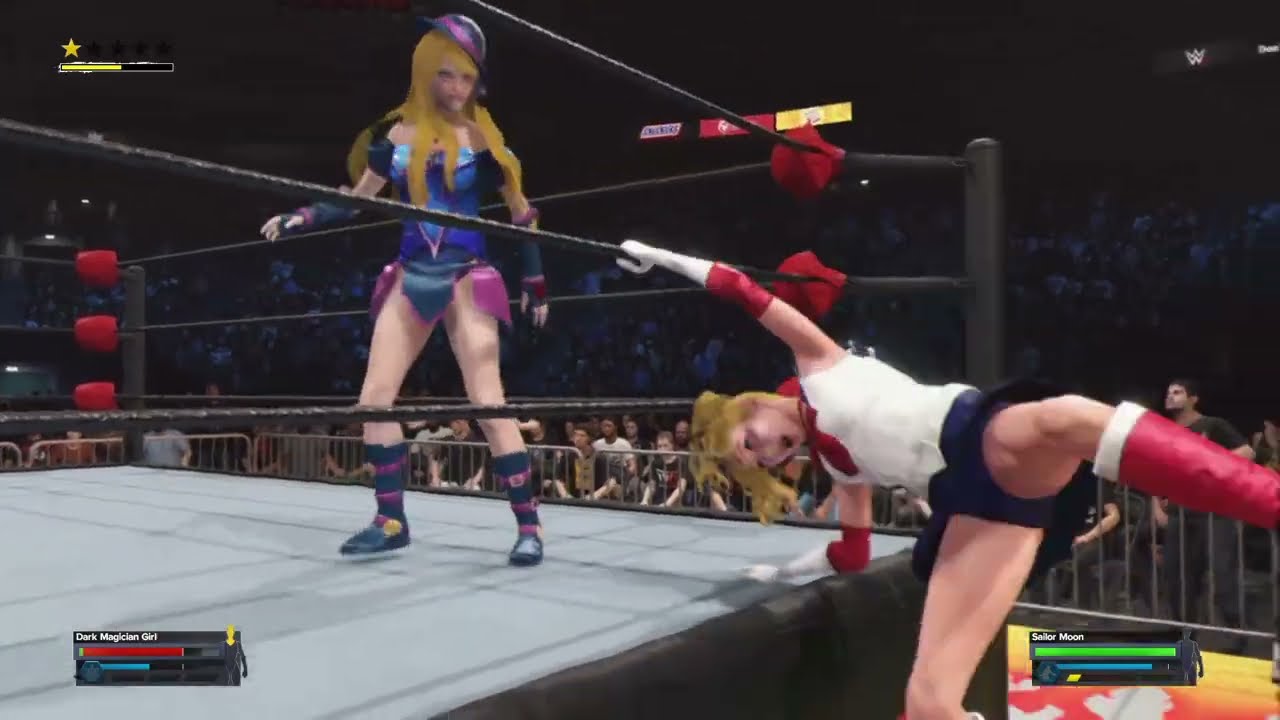 WWE 2K24: Dark Magician Girl vs. Sailor Moon