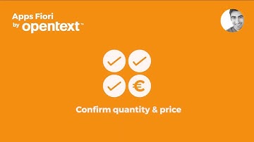 Fiori App: Confirm quantity and price