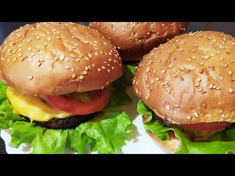 Вкуснейший домашний гамбургер из говядины/#ГАМБУРГЕРЫ 🍔 #бургер #burger #food