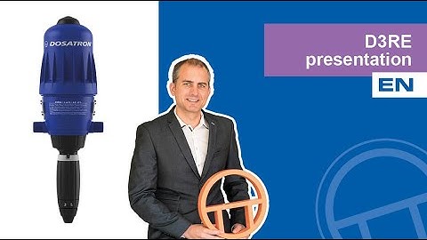 Dosatron metering pump | D3RE range presentation (Industry)