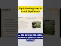 Top 6 Banking Laws to crack Legal exam Sarfaesi Act #lawexams #exampreparation #lawofficerexam