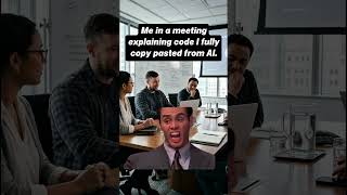 When They Ask You to Explain Your Code in the Meeting 💀 #developerlife #shorts