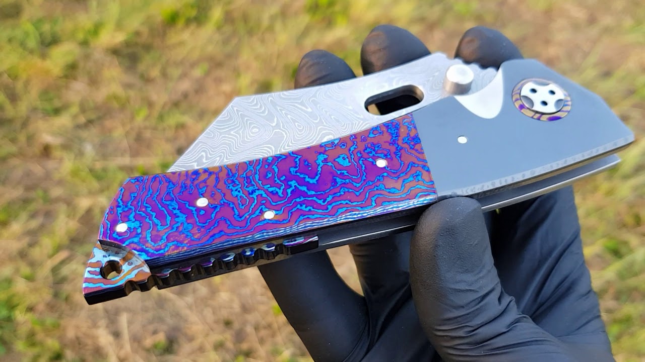 Tydeus san mai folding knife