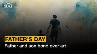 Fathers Day | Father and son bond over art