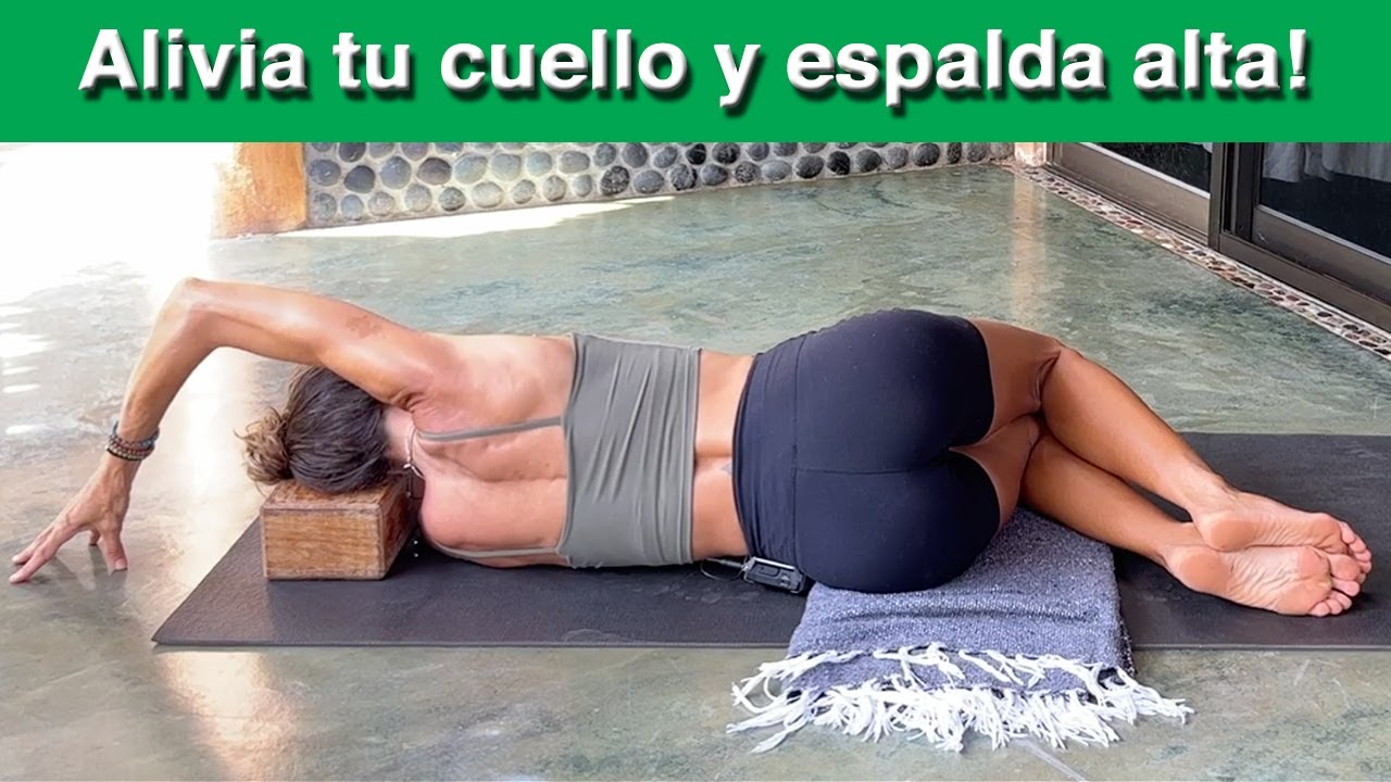 Yoga Restaurativa para el cuello y espalda alta - 60 min - Yoga con Mariné