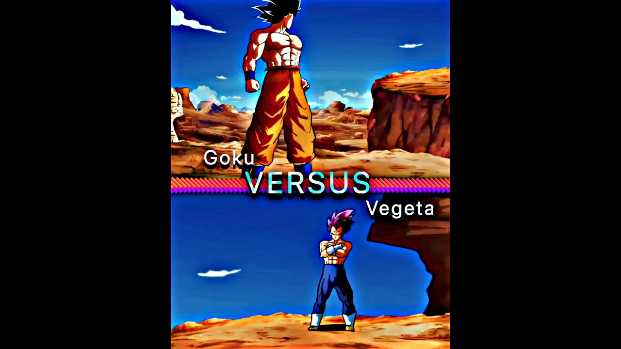 Evil Ultra Instinct Goku Vs Ultra Ego Vegeta