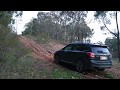 Subaru Forester XT S-edition (BFG ko2) VS 2013 XT (stock X-Mode) off road hill climb water crossing