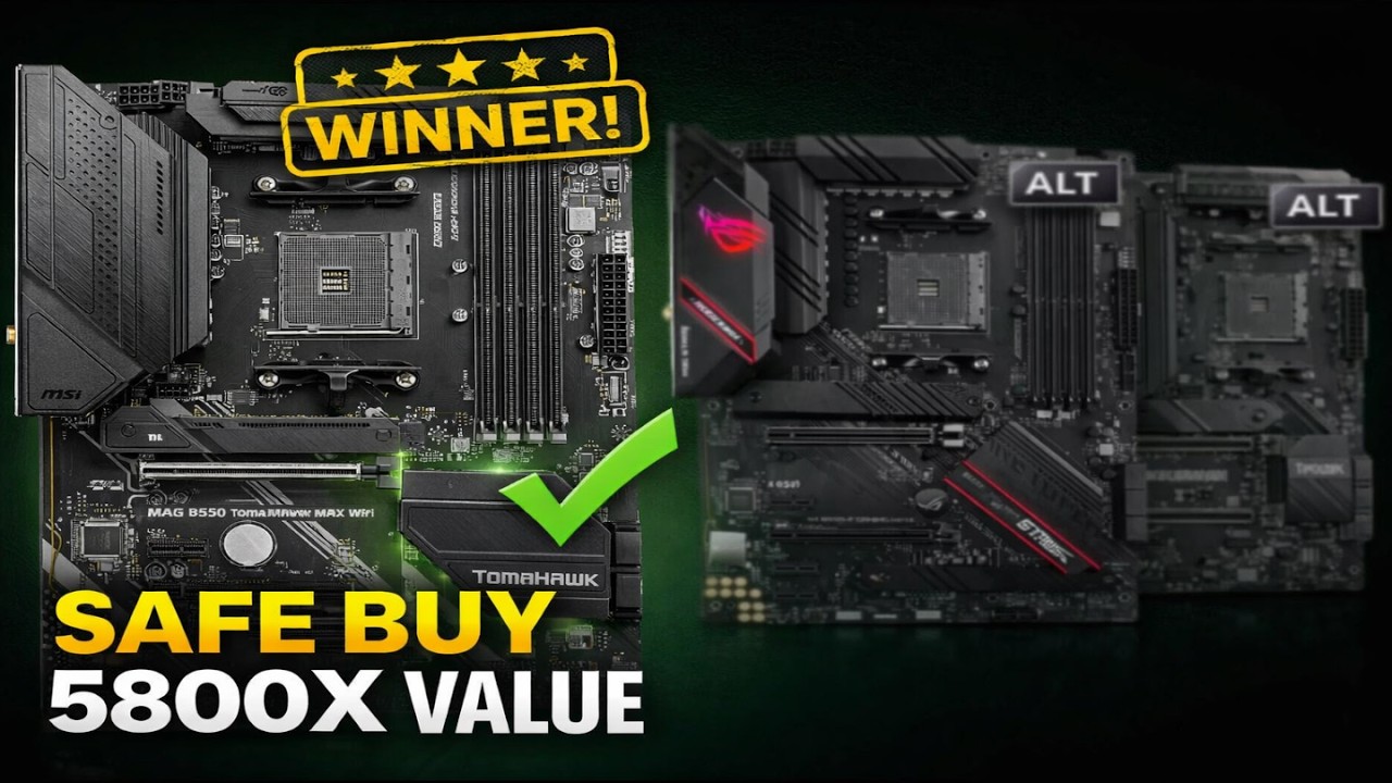 Best Value Motherboards for Ryzen 7 5800X In 2026 - YouTube