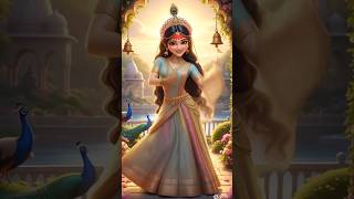 "Raas Se Bhari Radha Rani Lage 💖✨ | Pixar style Dance" #bhakti #shorts #viral