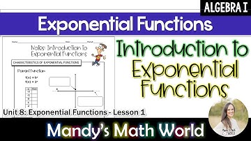 Introduction to Exponential Functions