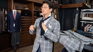 How To Style A Bold Blue And Grey Check