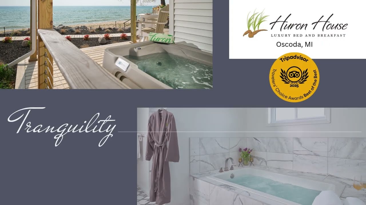 Romantic Lakefront Getaway | Huron House Bed and Breakfast in Oscoda, Michigan