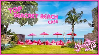 [ENG SUB]: TOP SEACRET BEACH CAFÉ | คาเฟ่ริมหาดหัวหินสไตล์บาหลี มีมุมปังๆให้ถ่ายรูปแบบจุกๆ | HUA HIN