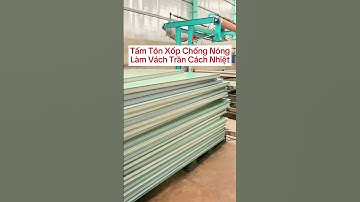 Tấm Tôn Xốp Chống Nóng Làm Vách Trần Cách Nhiệt #panelthinhphat #paneleps #tranpanel