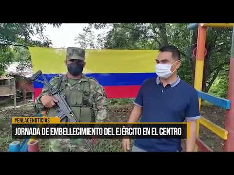 Ejército Nacional llevó a cabo jornada de embellecimiento en El Centro