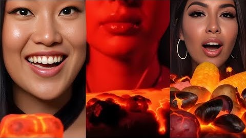 AI ASMR | Lava Mukbang Compilation | Relaxing, Satisfying & Mesmerizing Sounds