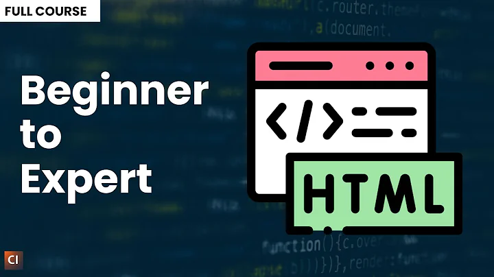 HTML Full Course For Beginners - The Only Video You'll Need To Watch
