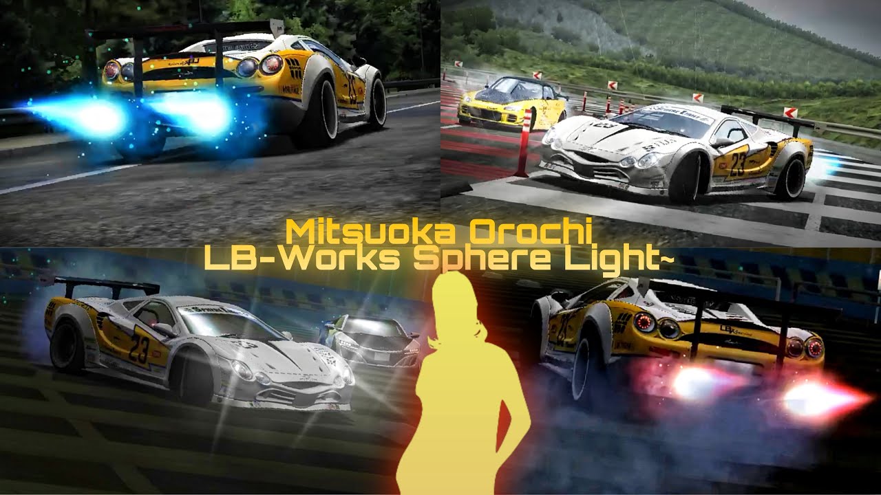 Drift Spirits - Mitsuoka Orochi LB-Works Sphere Light Ultimate 1000HP ...