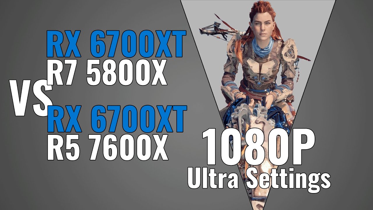 Ryzen 5 7600X vs Ryzen 7 5800X - AMD Processor Gaming Test - 7600X vs