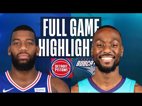 NBA 2014 Roster Detroit Pistons Vs Charlotte Bobcats Full Game Highlights QnlyKingGaming