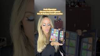 Makeup Transformation ✨Dede Signature Chrome Pressed Pigment Palette Vol. III #makeuptransformation @aleishabudgetbeauty