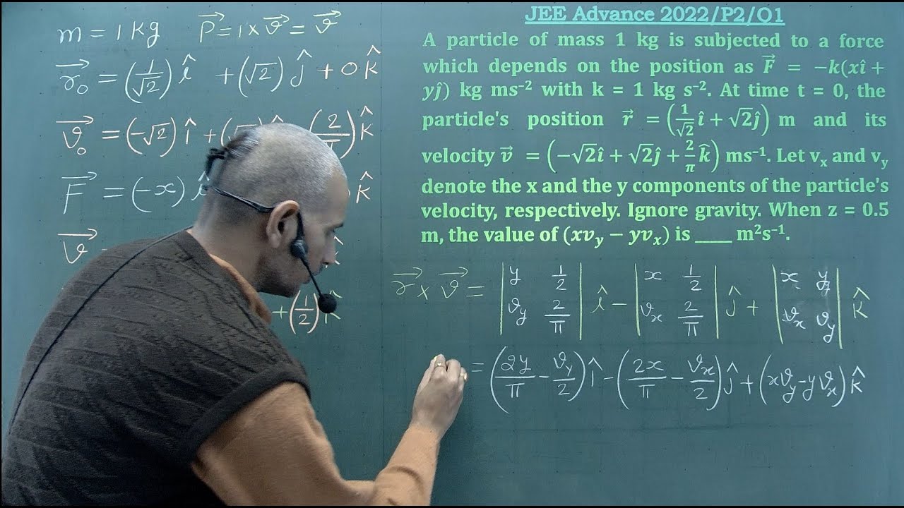 JEE Advance 2022 Solution || Rotation || P2/Q1 ||
