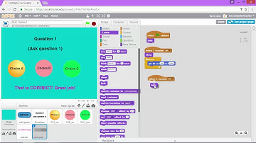 10 (of 17) - Proceed to Question Two (Code a Quiz Game in Scratch Tutorial Series)