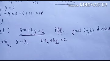 Lecture 1- Linear Diophantine equations, its solution and related theorems