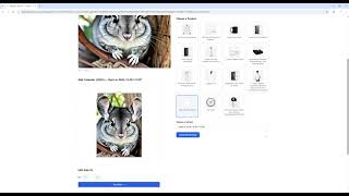 Custom wall calendar with AI PLUS PRINT AI Chinchilla Design