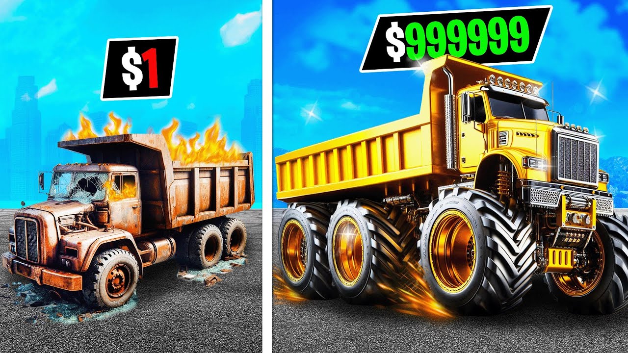 $1 to $1,000,000 Dump Truck