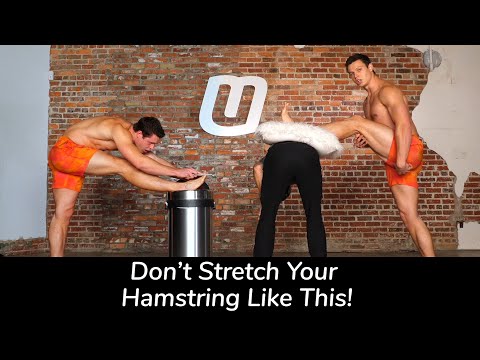 Hamstring Stretch Tips! Don't stretch Your Hamstrings Like This! -MoveU