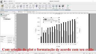 Gráfico de barras com dois eixos no SigmaPlot (Bar graphs with 2 (two) axes using SigmaPlot)