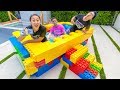 LAST TO LEAVE LEGO HOT TUB WINS $10K!!