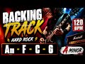 Rock Guitar Backing Track | Am | 120 BPM | Instrumental Jam Track for Practice