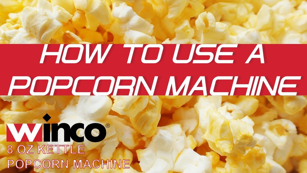 How to use our popcorn maker - SHARE Frome, A Library of Things
