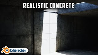 Making slightly better concrete in Blender - Tutorial