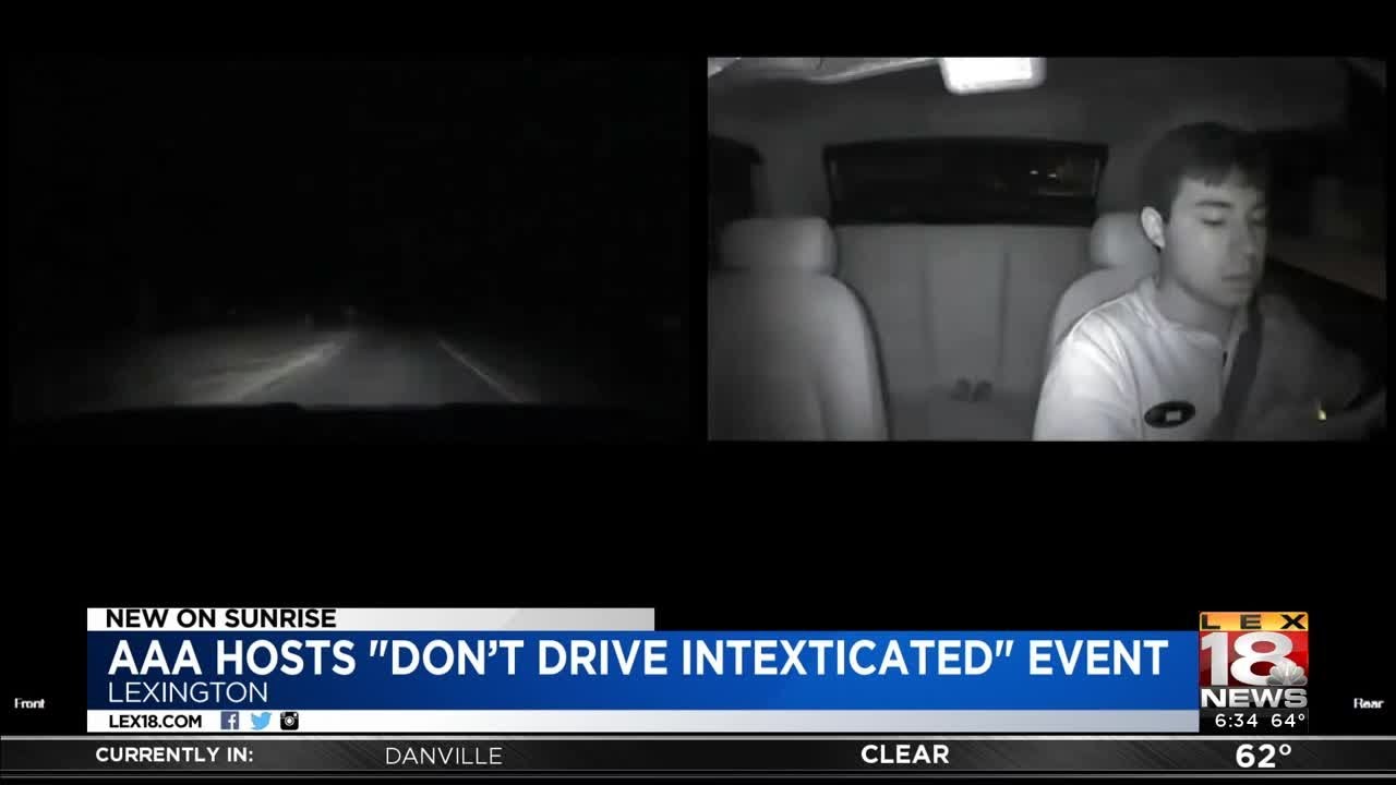 AAA Hosts "Don't Drive Intexticated" Event
