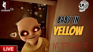 BABY IN YELLOW || HORROR GAME LIVE GAMEPLAY #live #horrorgaming #babyinyellowgameplay