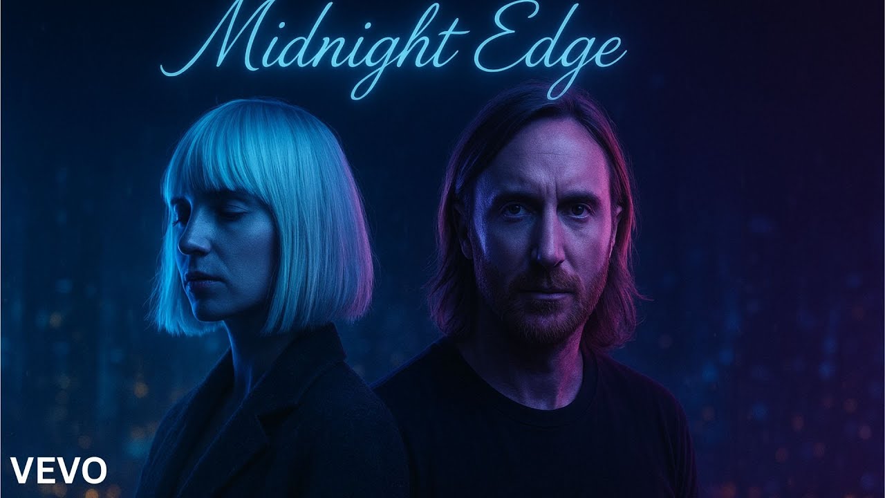 Inspired by Sia & David Guetta – Midnight Edge | StarrRavenStudio | 2025 AI Lyric Video