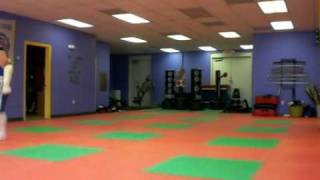 Lam and Chris Tae Kwon Do Sparring hard core....