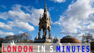 🇬🇧 THE ALBERT MEMORIAL.ROYAL ALBERT HALL.HYDE PARK.London walk 2023.Explore London in 5 Minutes!