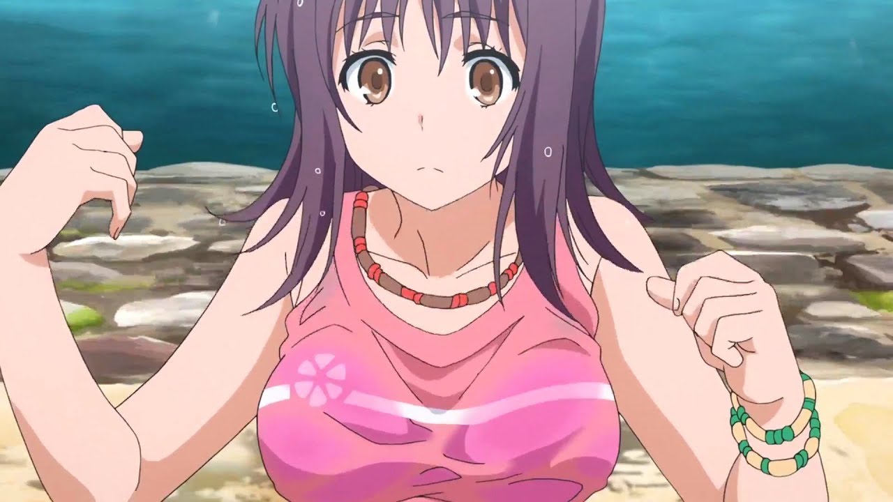 sexy anime wet clothes ass, anime, anime girls, wet clothing, in water, water | 1503x2500  Wallpaper main image 1